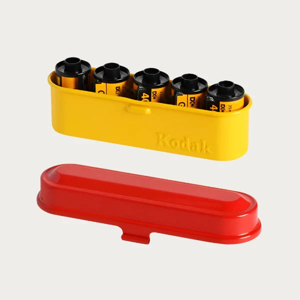 KODAK Film Case 35mm (Red Lid/Yellow Body)